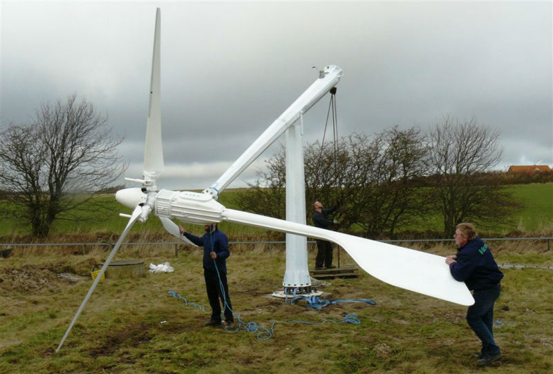 Ane Low Noise 10kw Pitch Controlled Wind Power Generator