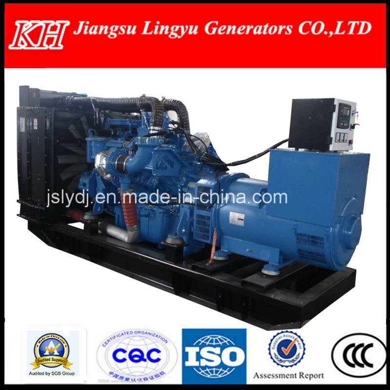 Mtu Engine/480kw Silent Genset /Electric Starter, China Origin/Diesel Generator (LY-43GF)