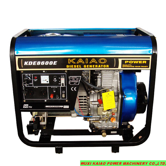 10kVA Portable Open Frame Diesel Generator (KDE12)