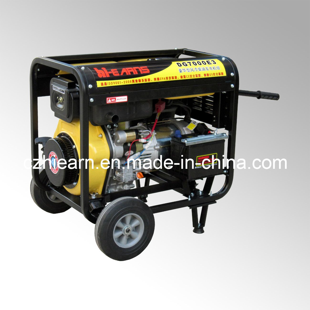 7kVA Open Frame Type Diesel Engine Power Generator Price (DG7000E3)