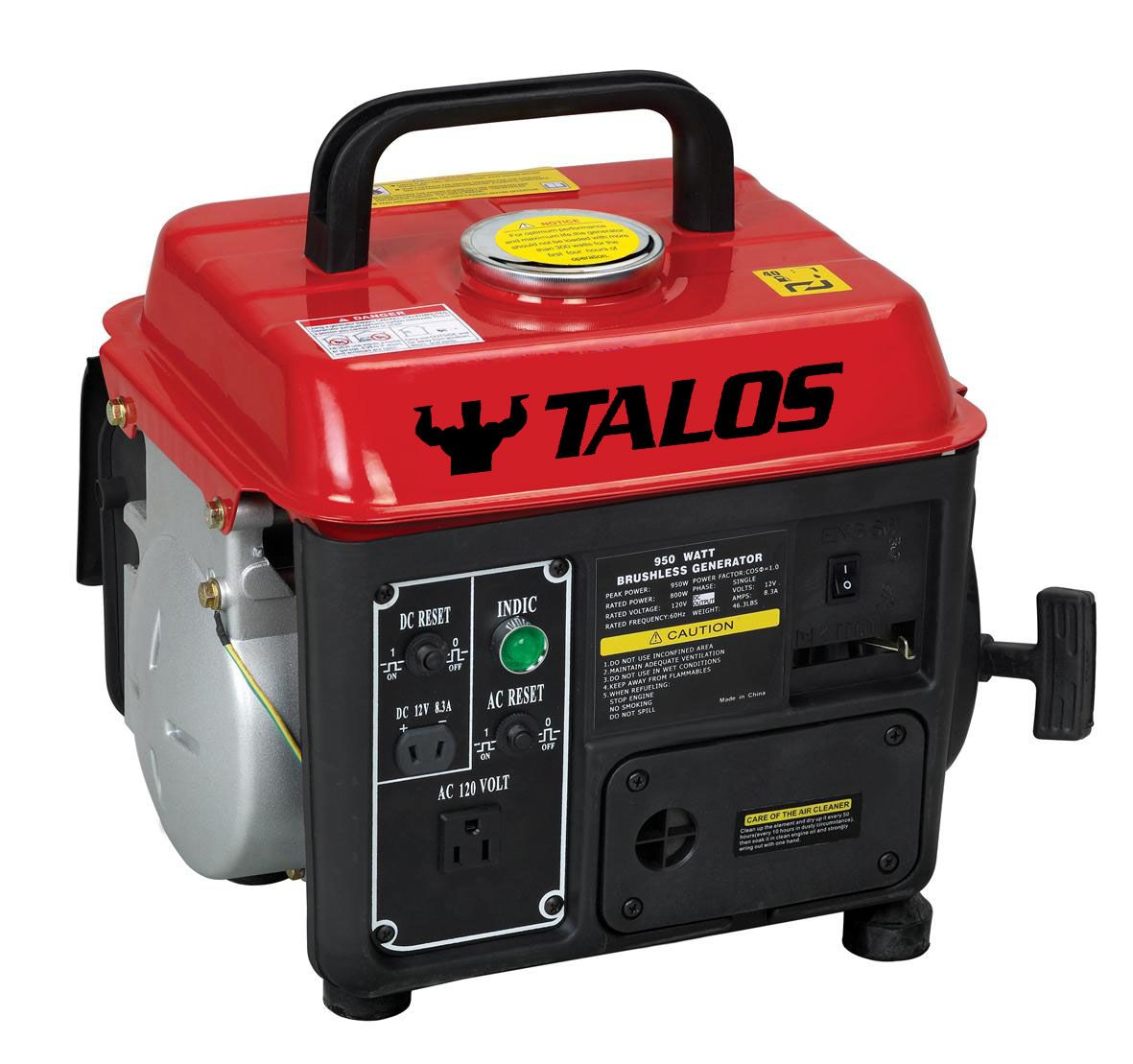 650 W Small Gasoline Generator / 0.8kVA Generator for Home Use