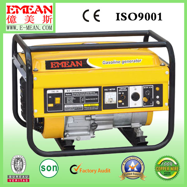 2.3kw 4-Stroke Single Phase Power 4.5HP Gasoline Generator