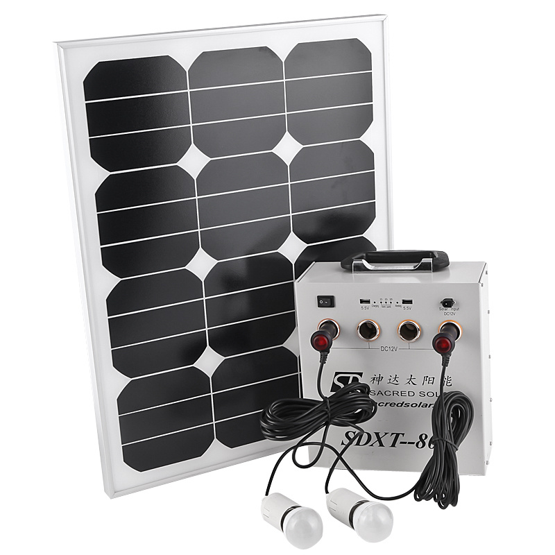 Solar Lighting & Charging System