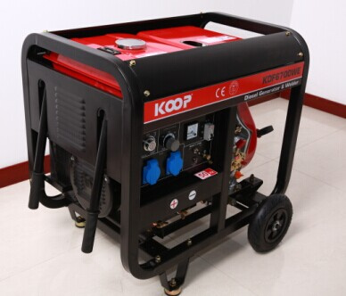 CE and EPA Approved Diesel Welder Generator (CE) (KDF6500WE)