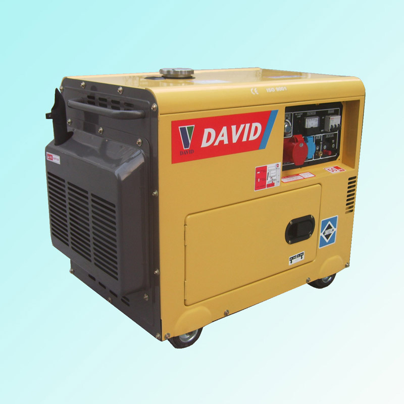 Silent Diesel Generator 5KW (Orange)