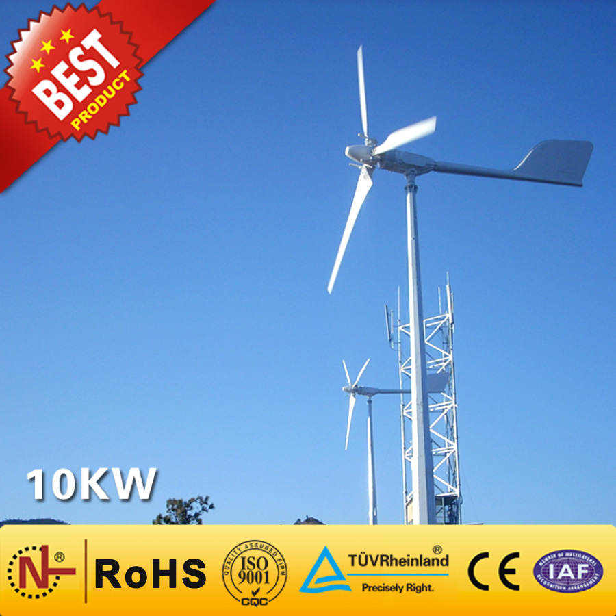 Horizontal Axis Wind Turbine Generator (10KW)