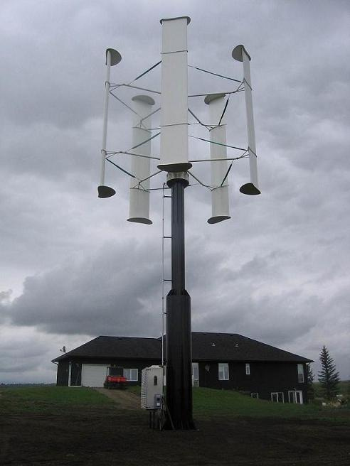 10kw Vertical Axis Wind Turbine