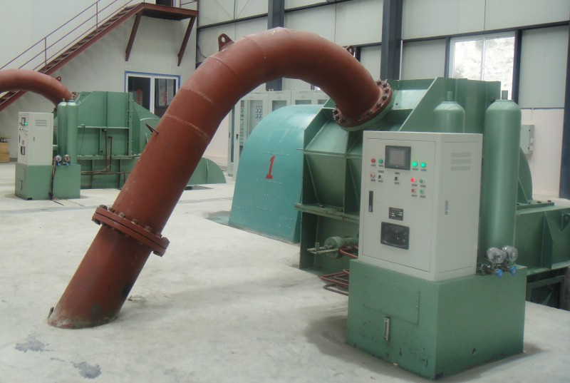 Generator for Horizontal Pelton Turbine With Twin-Nozzle