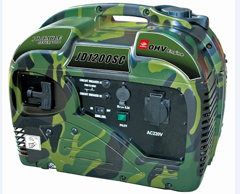 1kw / kVA Portable Gasoline Silent / 1000W Low Noise Petrol Generator
