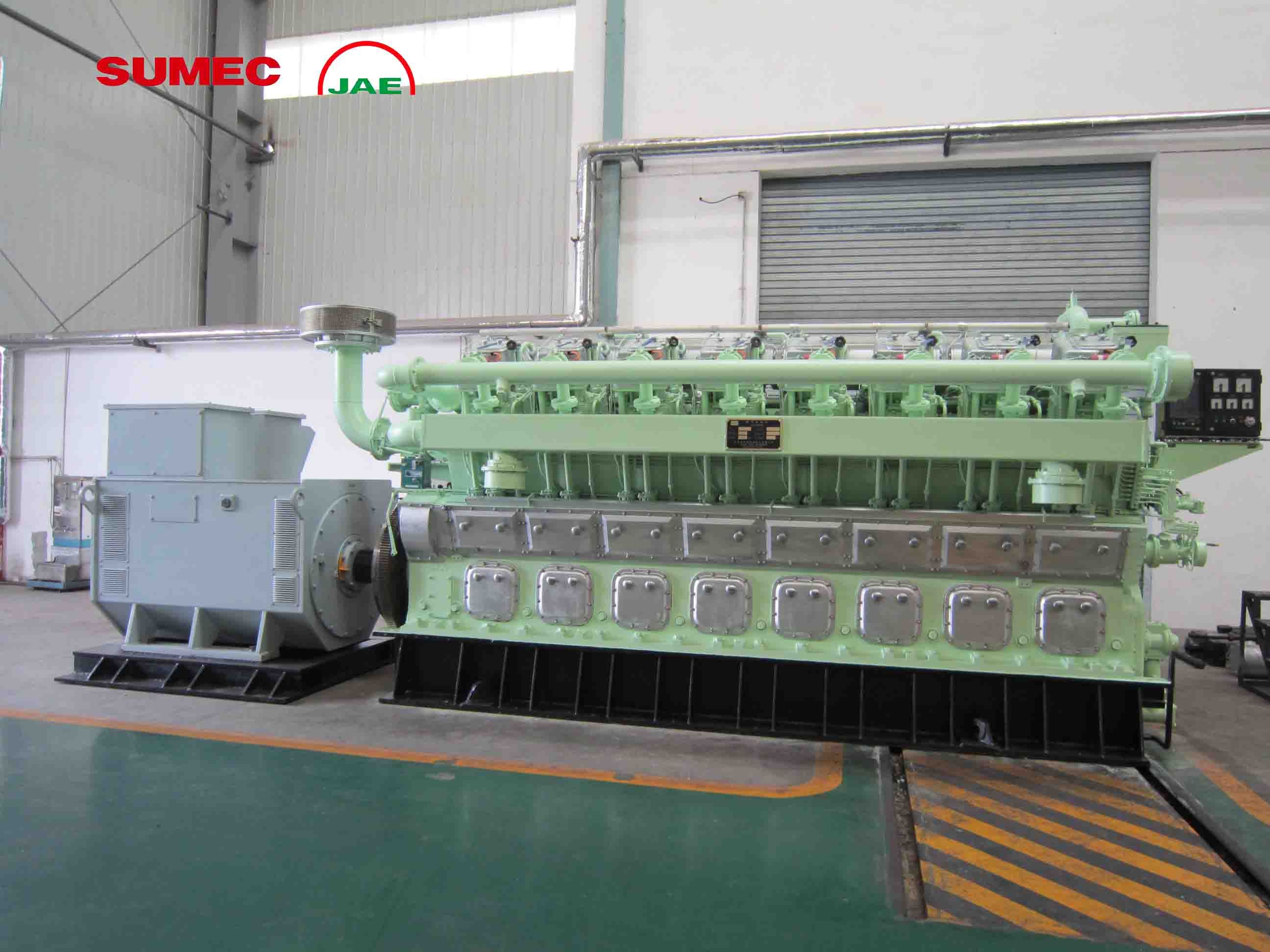 JAE 600rpm Natural Gas Generator (500-2000KW) Since 1943