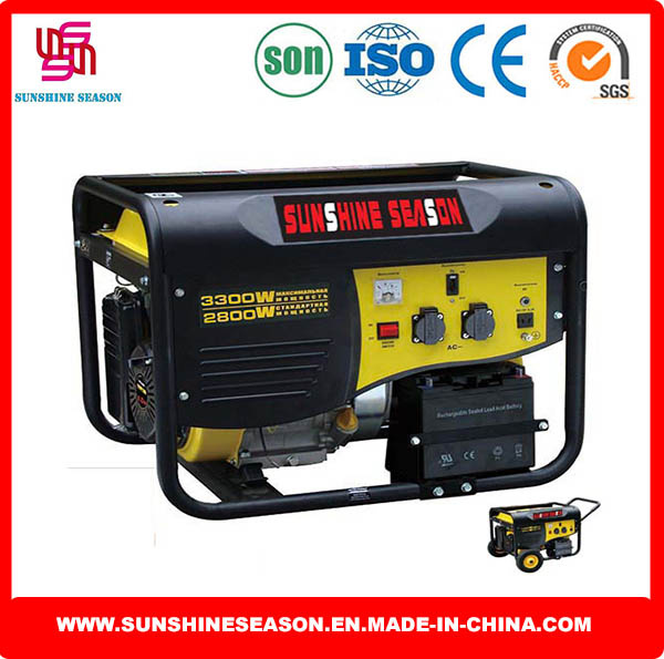 3kw Gasoline Genertors (SP5000) for Home & Outdoor Power Supply