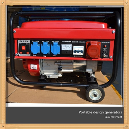 Taizhou 2500watt Quiet Agriculture Standby Gasoline Alternating Electric Generator