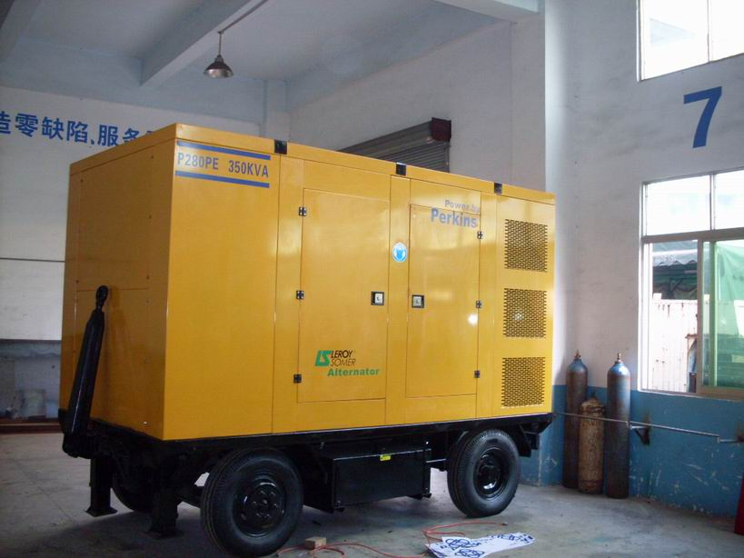 Double Axle Trailer Diesel Generator Set