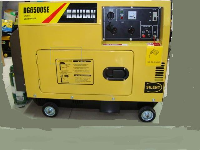 6.5KVA Silent Diesel Generator Set (GF3)