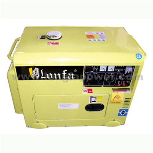 Silent 6kVA Electric Power Portable Diesel Generator with 1 Year ...