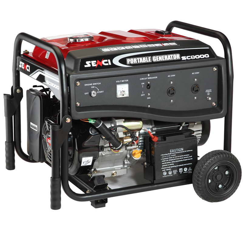 6.5kw Silent Type Home Use Electric Key Start Gasoline Generator with CE