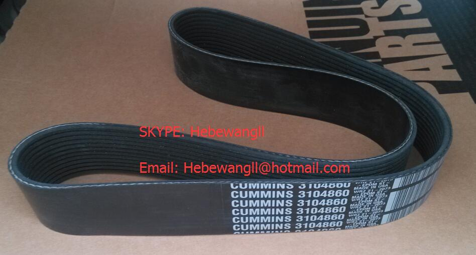 Cummins Qsx15 Isx15 Belt, V Ribbed 3104860 Fan Belt 3104860 3681796