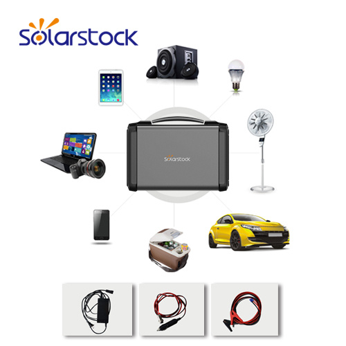 Safe&Efficient Porable Solar Power Generator with 50ah