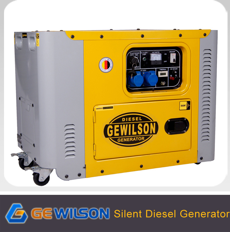 Portable Gewilson Soundproof Diesel Generator