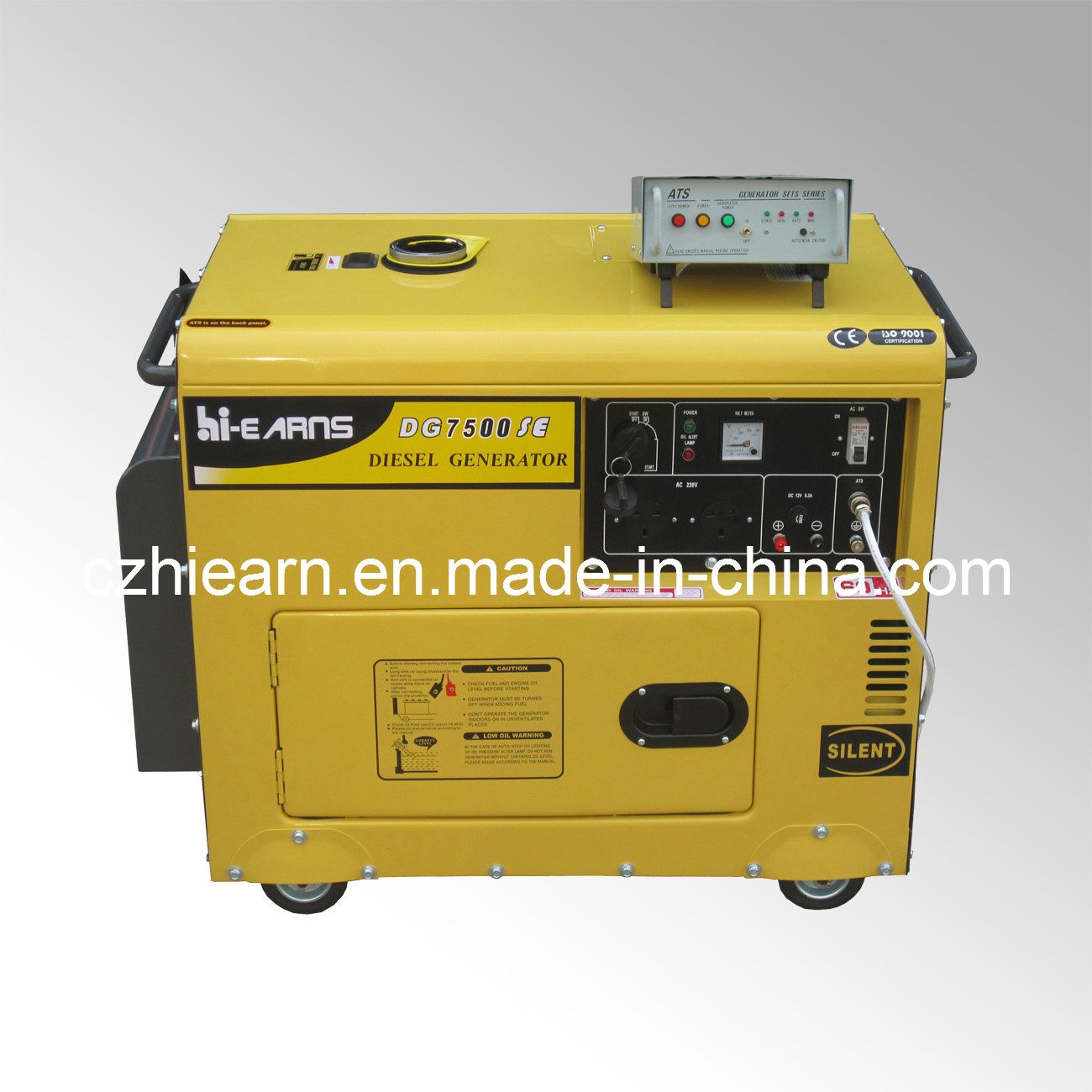 Air-Cooled Diesel Generator (DG7500SE+ATS)