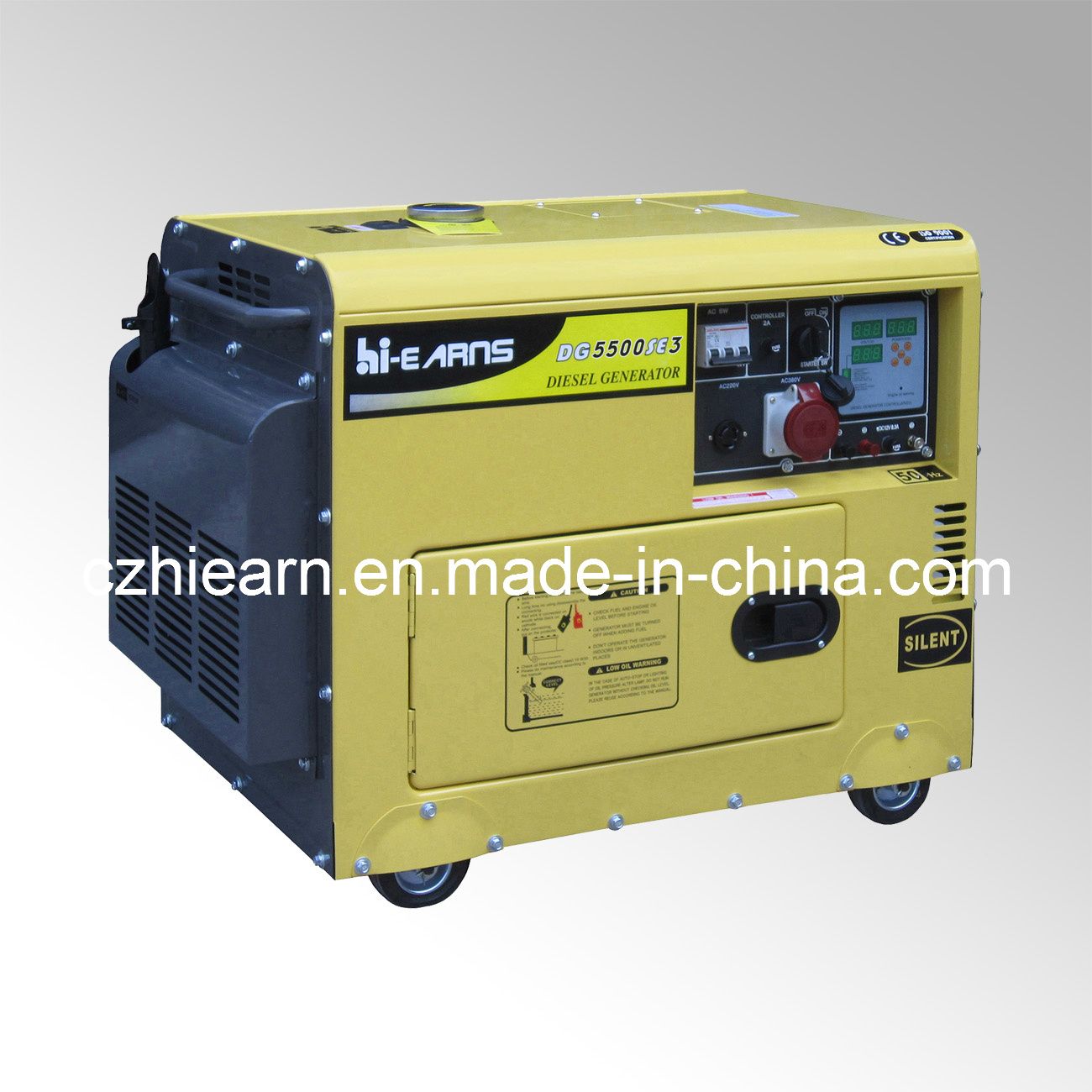 Air-Cooled Silent Type Diesel Generator (DG5500SE3)