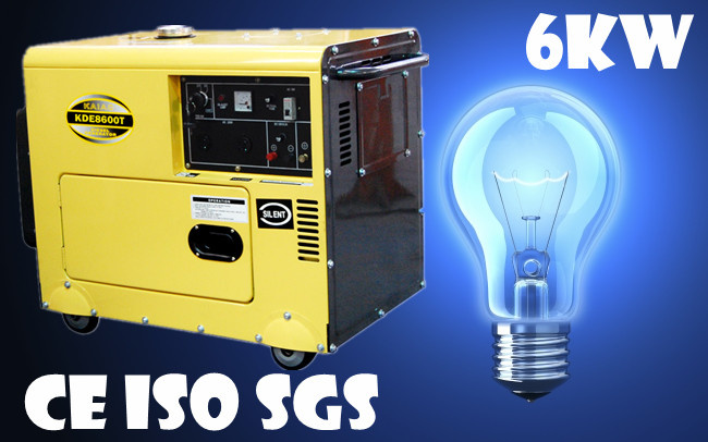 Diesel Generator Made From Manufacturer/ 6kVA Diesel Generator