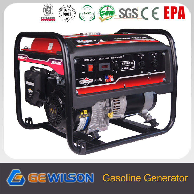 Gasoline Generator with Recoil Start