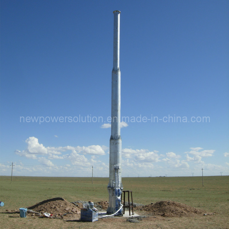 Hydraulic Tower for Wind Turbine Generator