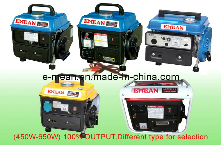 500W Small Power Home Gasoline Generator (EM950)