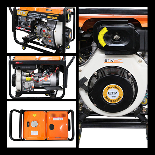 Popular Diesel Welder Generator Supplier in China (2.5/2.7KW)