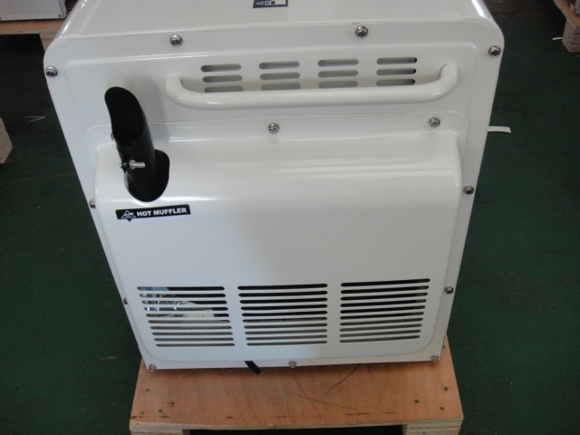 White Diesel Generator with Excellent Silencers (5kVA)