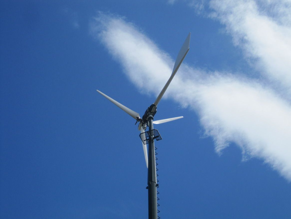 Wind Generator with Solar Panel Hybrid System