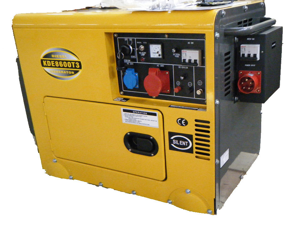 Silent Air-Cooled Diesel Generator
