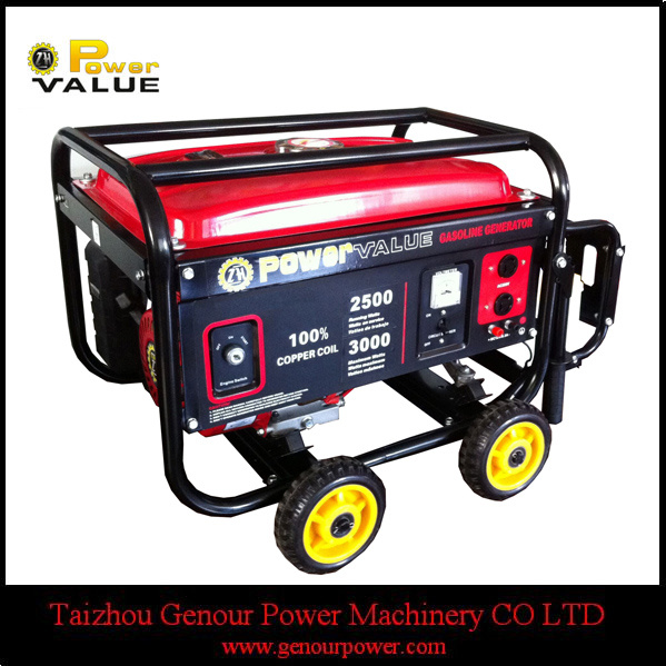 Hot Sale1.5kw Aluminum 5.5HP Engine Gasoline Generator