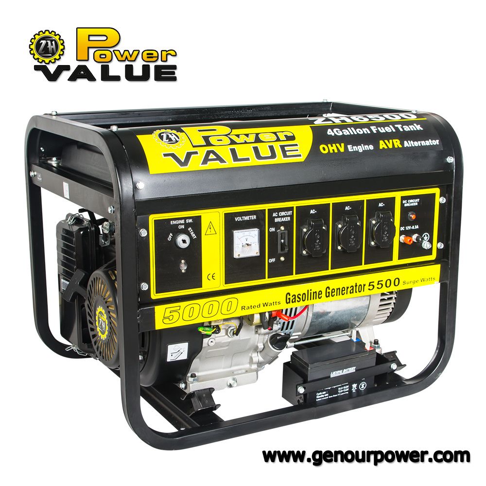 China 100% Copper Wire 15 HP Gasoline Generator2kw 3kw 4kw 5kw 6kw with High Quality Generator Voltage Regulator