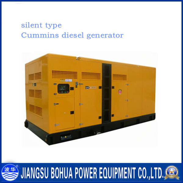High Quality 3 Phase 750kVA Silent Type Cummins Diesel Generators