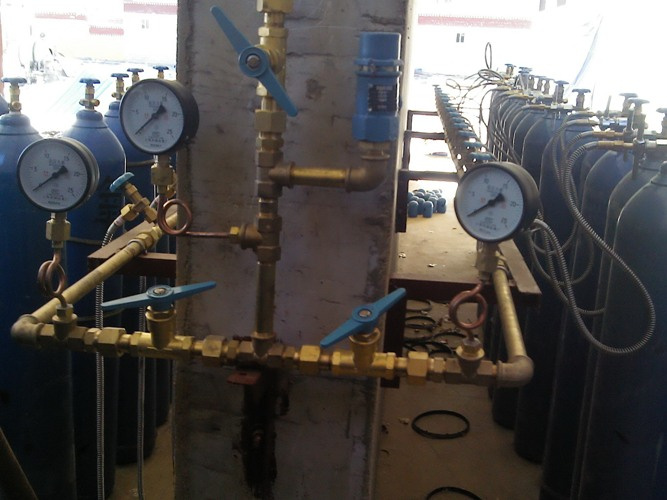 Industrial Oxygen Gas Filling Plant