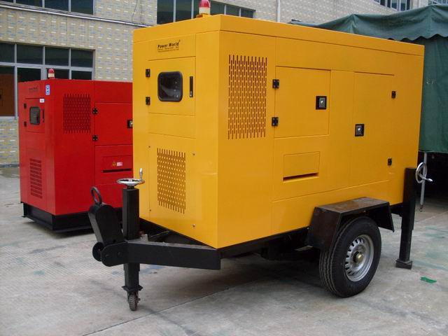Cummins Trailer/Mobile Diesel Generator Set (P45C)