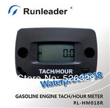 IP68 Digital Tach Tachometer Hour Meter for Marine ATV Motorcycle Motocross Snowmobile Jet Ski Pit Bike Boat Mx Sport