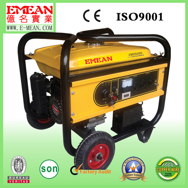 2.3kw Portable Petrol Electric Start Gasoline Generator