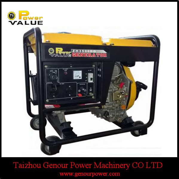 5kw Open Frame Diesel Generator (ZH5500DG)