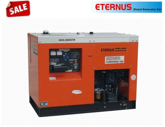 16kw/16kVA Silent Single Phase Diesel Generator (SH25D)