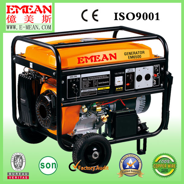 6kw Electric Gasoline Engine Generator