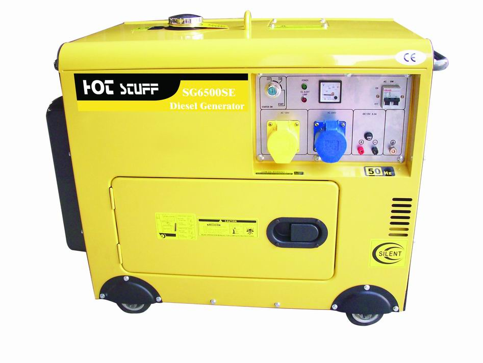 Silent Diesel Generator (SG6500SE)