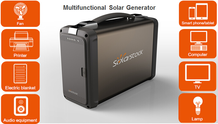 off-Grid 500W Solar Electric Generator for Emergency Rescue