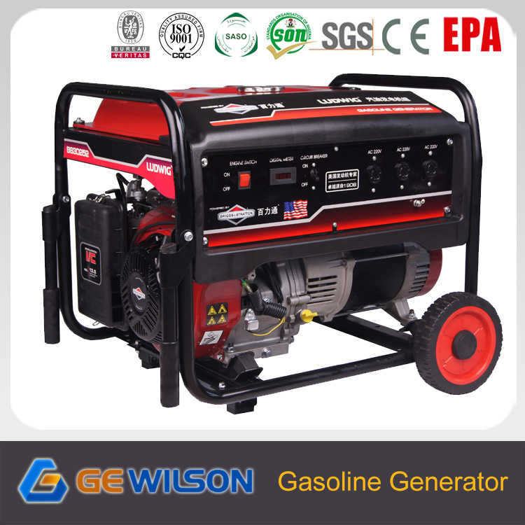 AC Single Phase 6.5kw Generator with Gasoline Engine