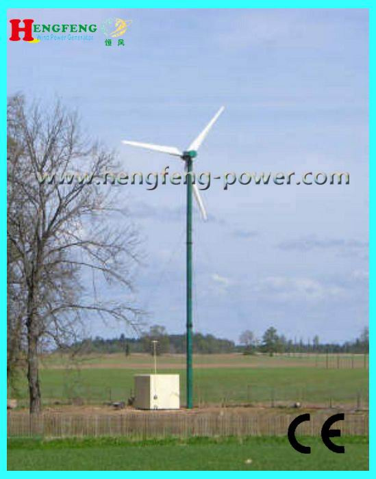 30 KW Mitsubishi PLC with Schneider Relays Horizontal Aixs Wind Turbine (HF-30KW)