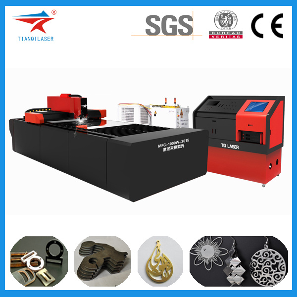 1kw High Fiber Laser Cutting Machine with Ipg USA Laser Generator and German Cuutting Head (TQL-MFC1000-3015)