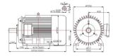 30kw 60kw Low Speed Hydro Turbine Permanent Magnet Generator 60Hz