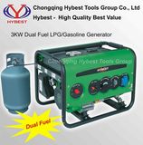 3kW Dual Fuel LPG/Gasoline Generator